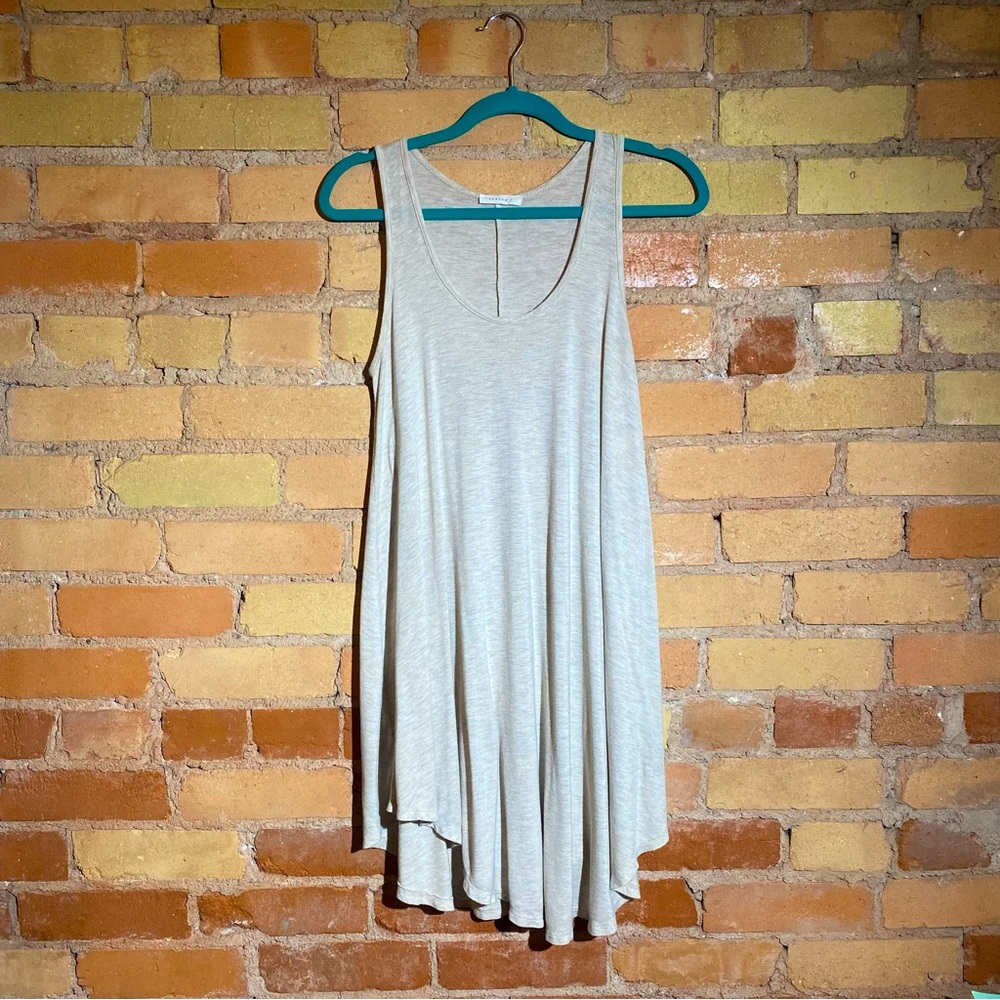 Comfy asymmetrical mini dress